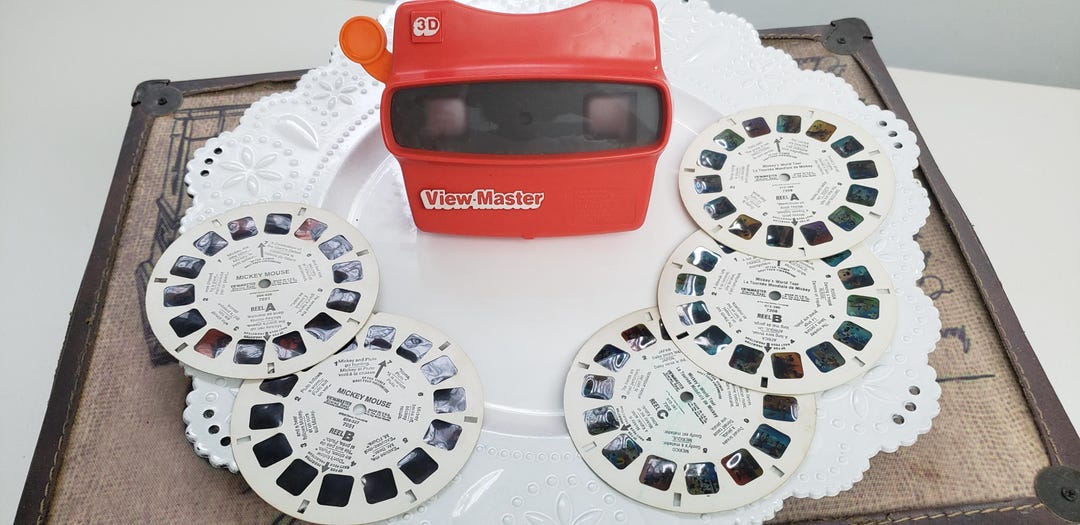 3D VIEW MASTER and Slides Mickey Mouse - Etsy