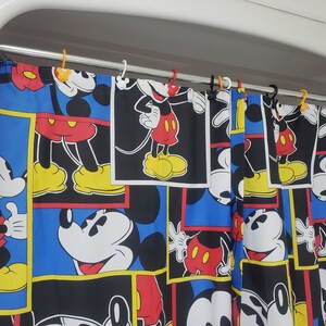 MICKEY MOUSE Shower Hooks & Curtain - Etsy