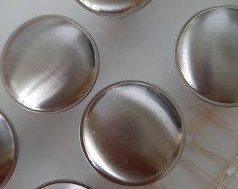 Brushed SILVER KNOBS Drawer Pulls