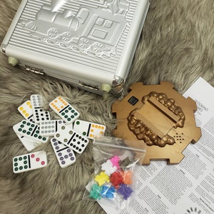 Mexican Train Dominoes Jig Great Gift for Father's Day 