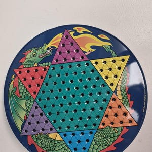 Chinese Checkers and Checkers/Chess Round Tin