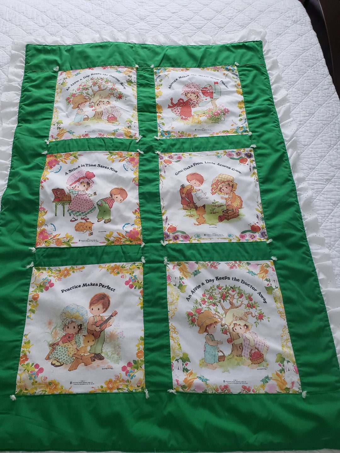 Holly Hobbie Quilt Topper by Susanna Etsy