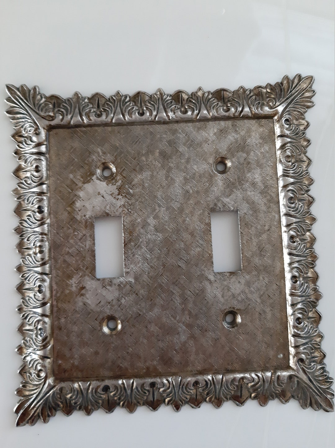 Light Switch Cover Metal Ornate Etsy