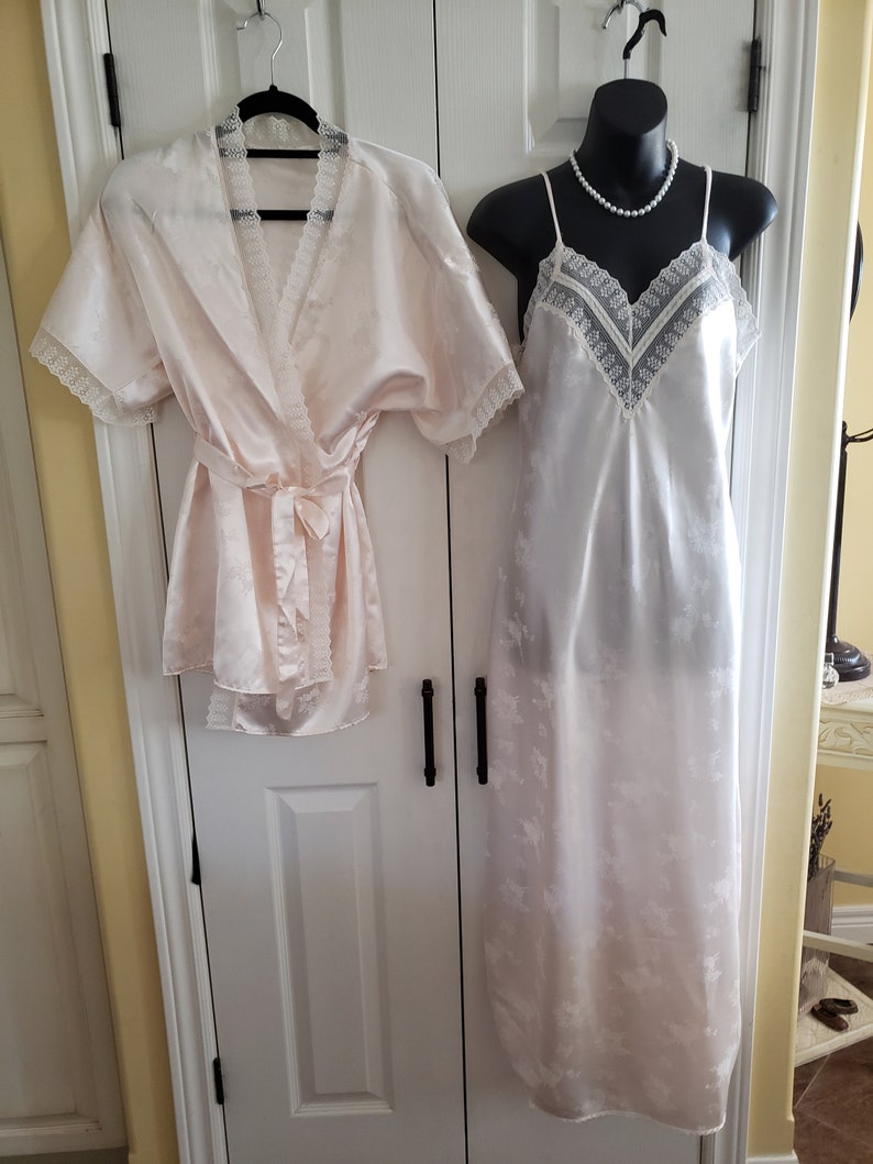 Nightgown and Jacket SET. French Maid Etsy