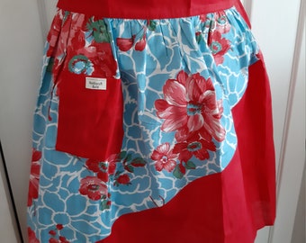APRON Red Floral