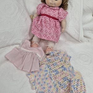 Boneca de porcelana estilo Cabbage Patch Kids