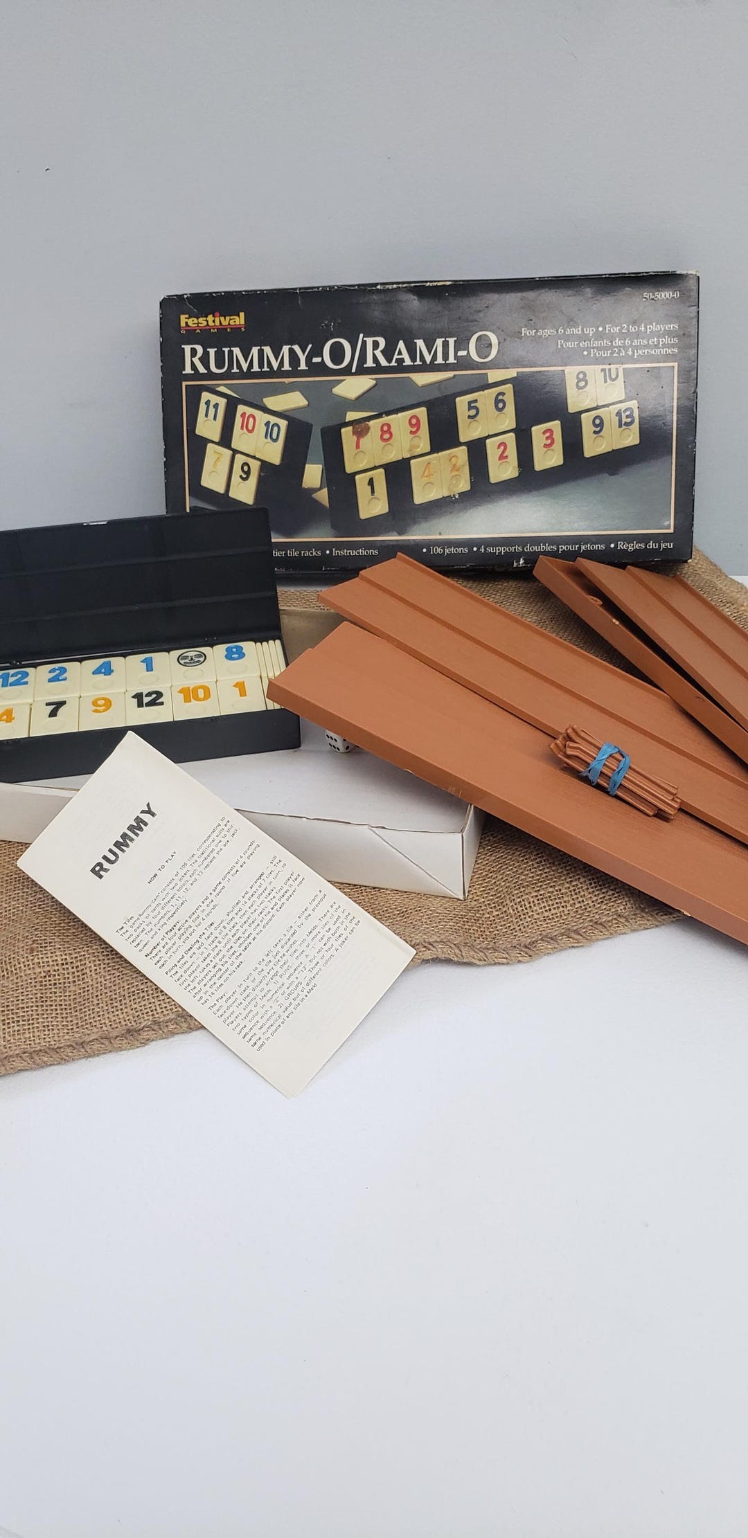 RUMMY-O... Vintage Board Game - Etsy