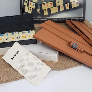 RUMMY-O... Gra planszowa w stylu vintage