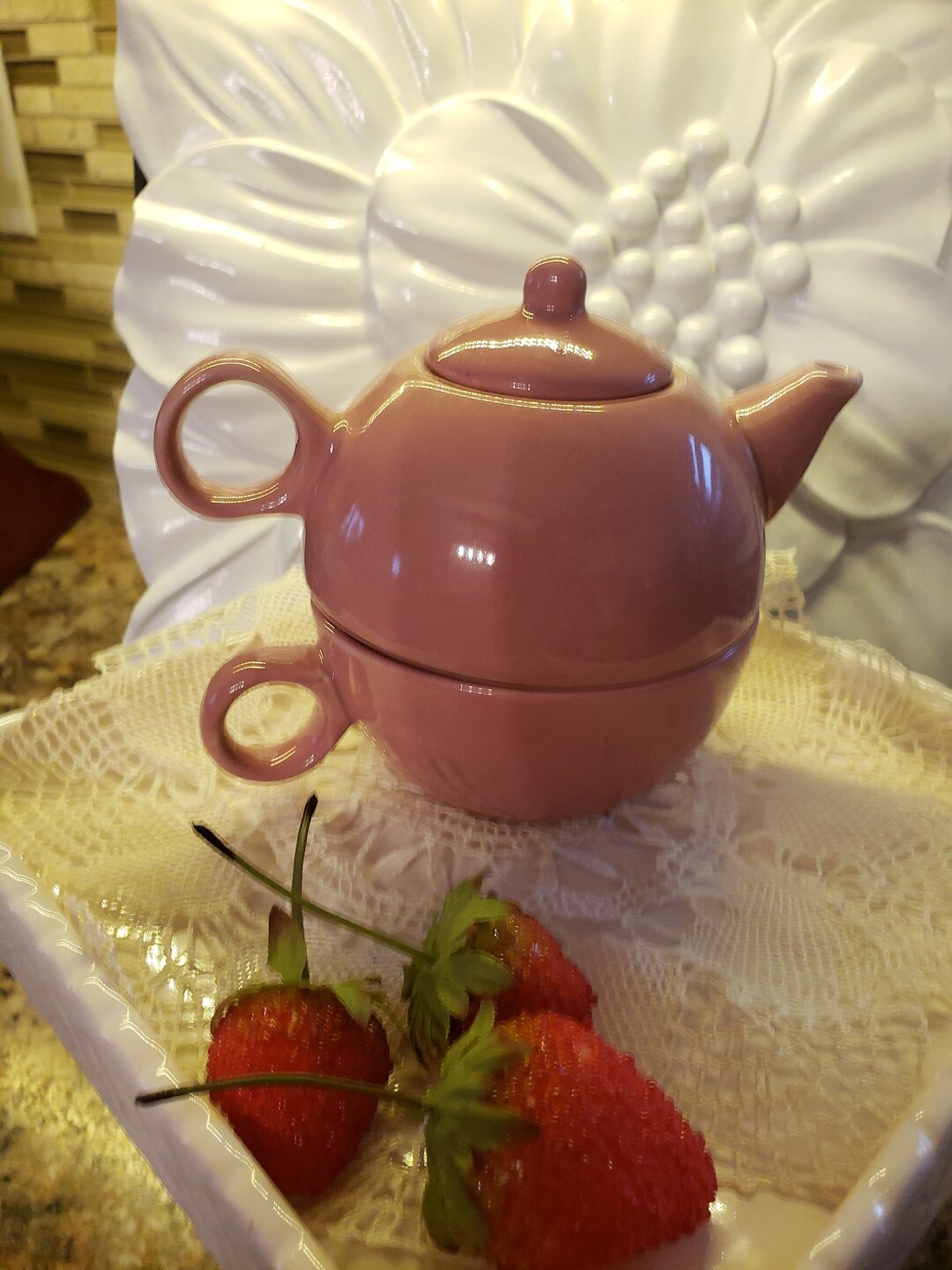 Old Amsterdam TEA POT and CUP Set Etsy