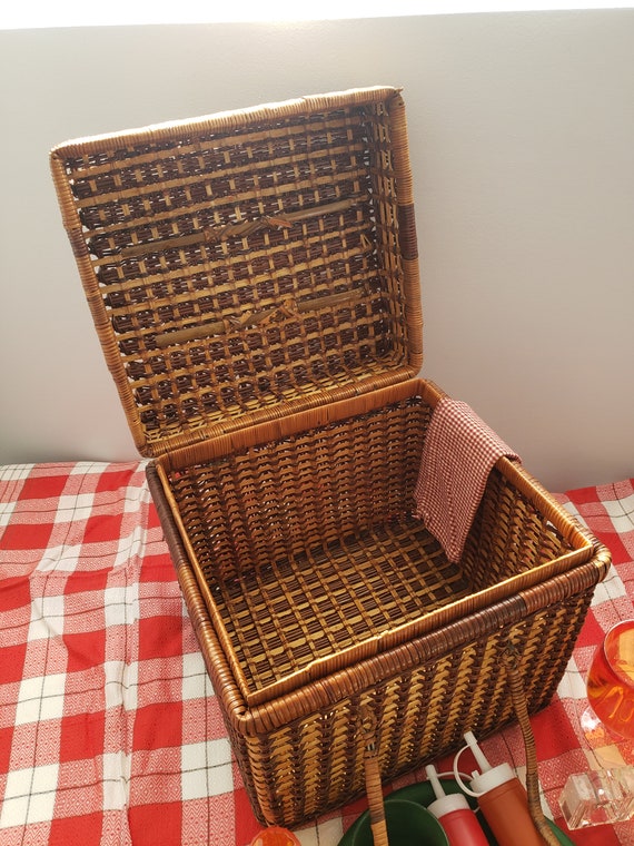 Picnic Basket Rattan/Wicker - image 4