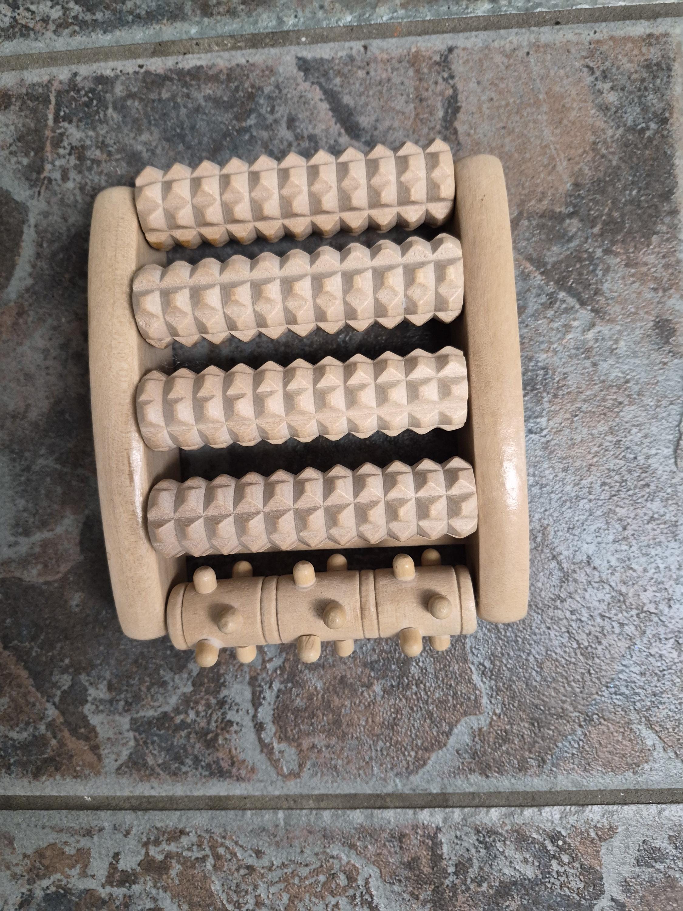 Wooden FOOT Massage Roller