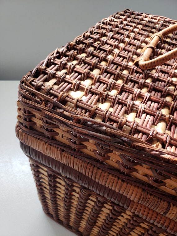 Picnic Basket Rattan/Wicker - image 9