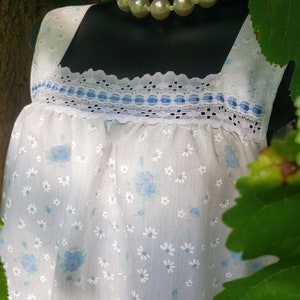 Nightgown  Blue Floral