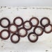Wooden Drapery Rings..12 Brown - Etsy