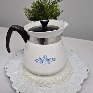 Corning Ware  Blue Cornflower  Teapot
