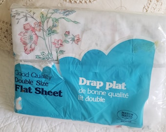 Floral Sheet FLAT DOUBLE