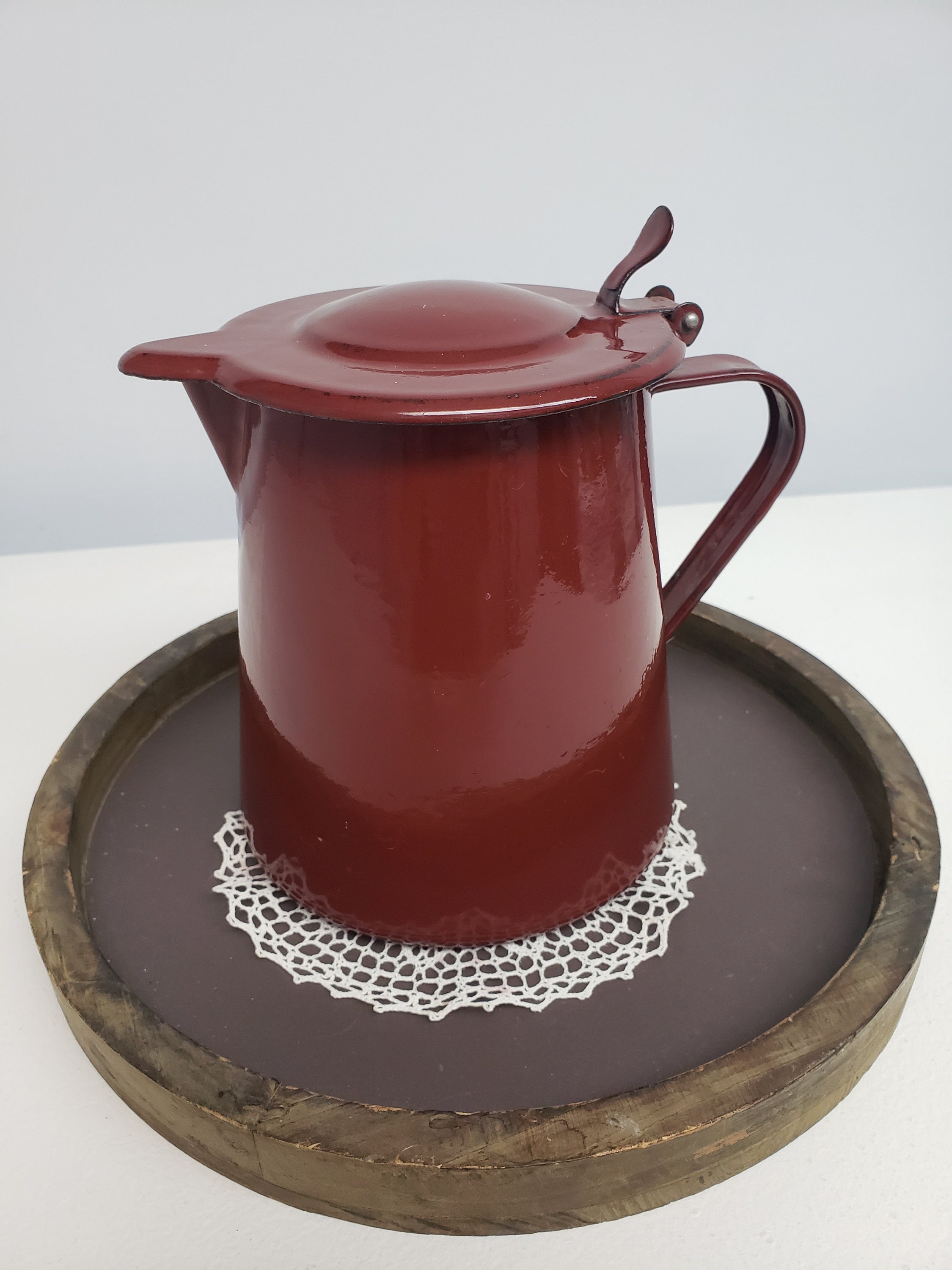 TEA POT Enamelware Austria Email - Etsy 日本