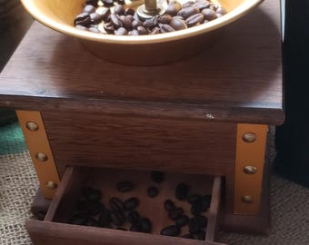 Manual Wooden Coffee Mill