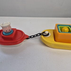 Fisher Price  Tub Tug and Barge Set
