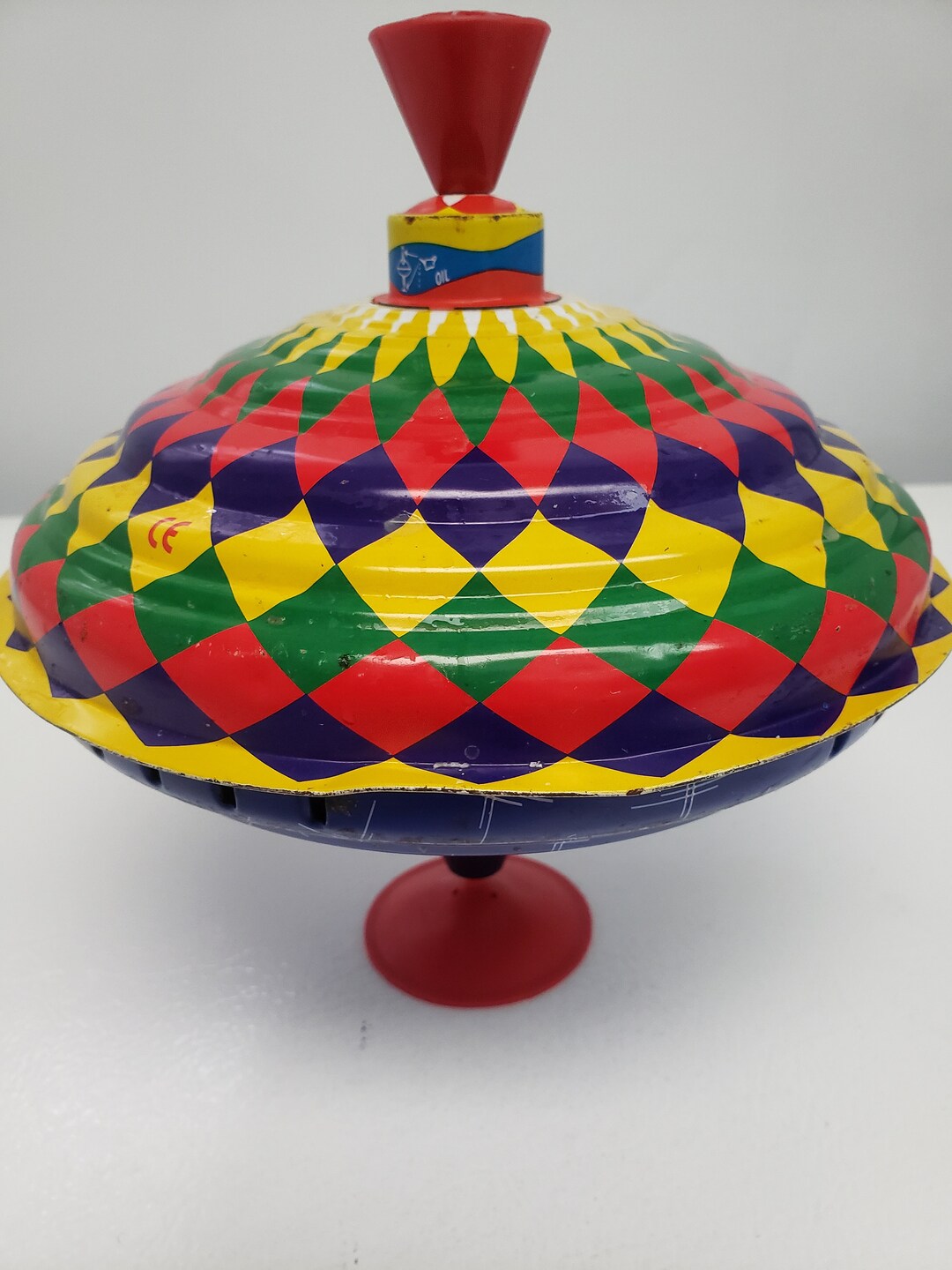 Vintage SPINNING TOP Etsy