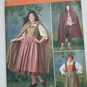 Simplicity Pattern Misses and Men Costume