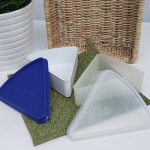 2 individuele Tupperware-taartvormpjes