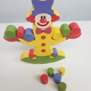 Jeu Ancien Français - Jeu Du Cirque JJF Clown Equilibriste - Boîte Carton - 1910-1920