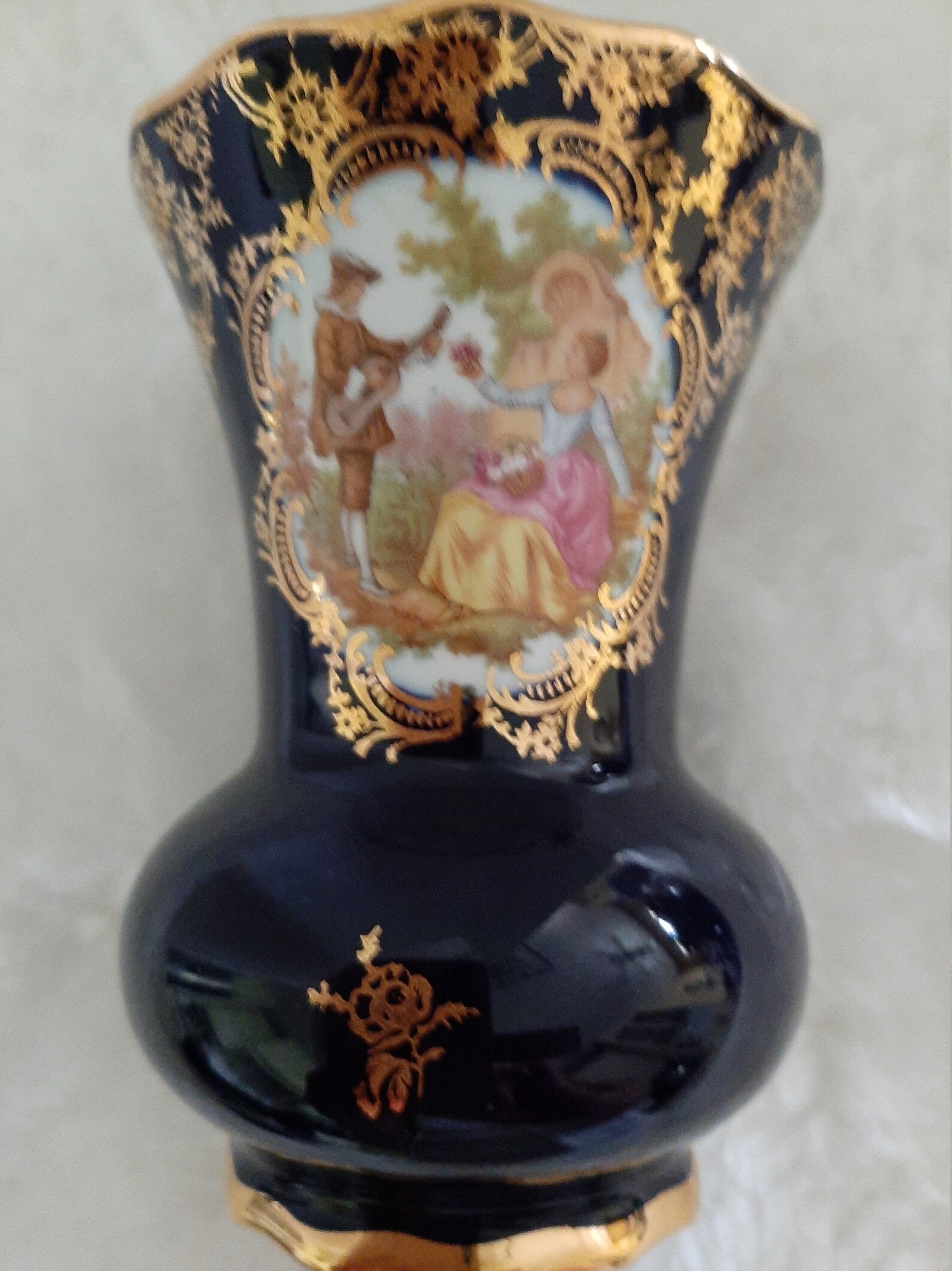 LIMOGE Vase Porcelain FRANCE Etsy