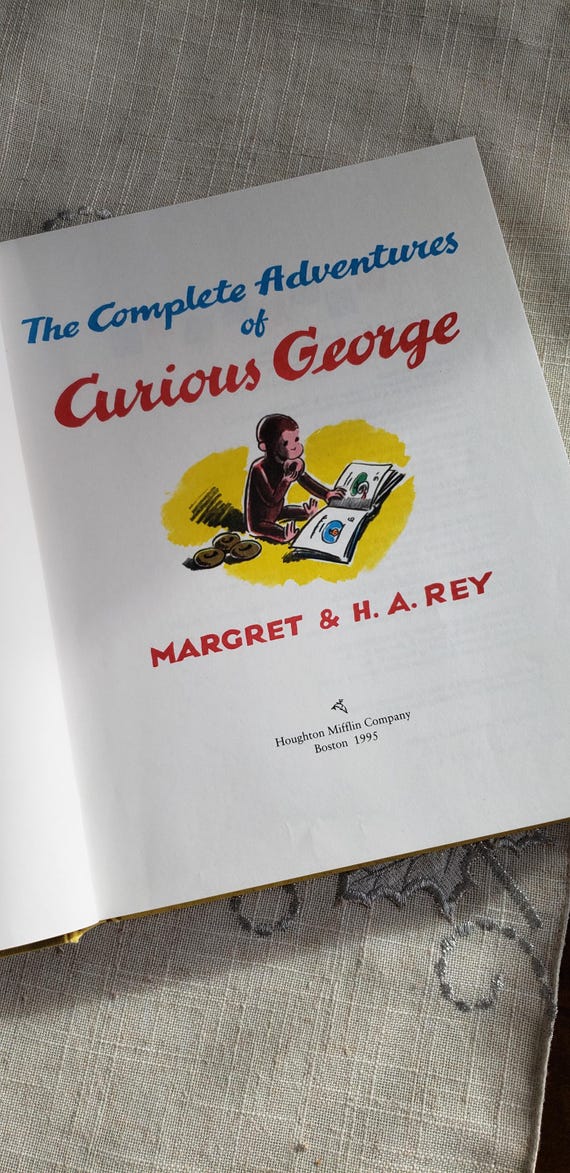 Book the Complete Adventures of CURIOUS GEORGE - Etsy