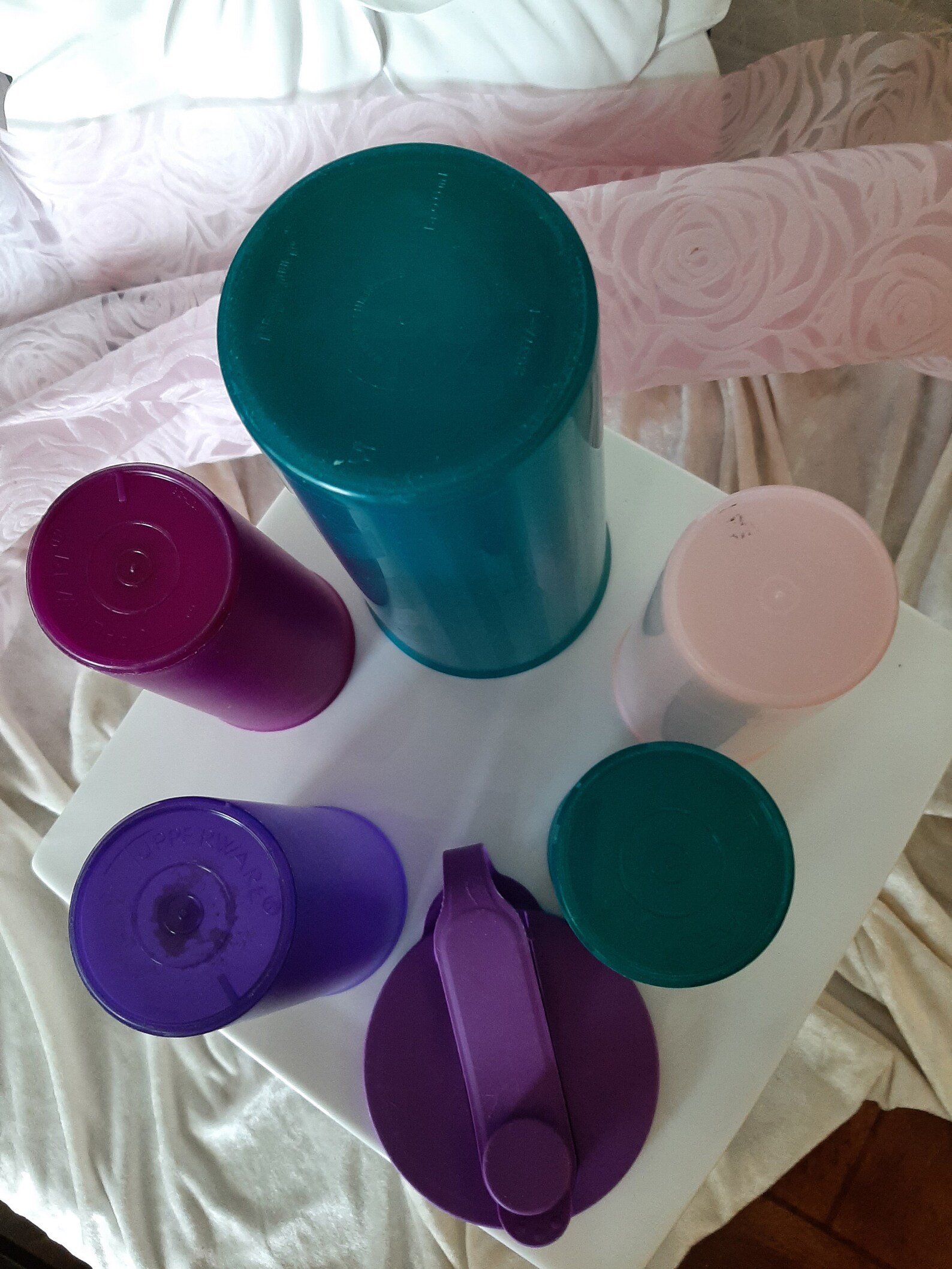 Tupperware Juice Jug and Tumblers Etsy Canada