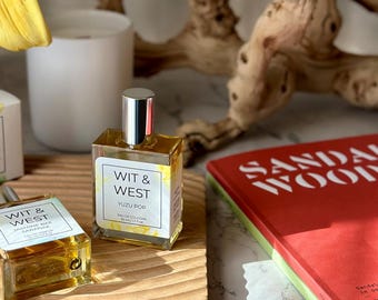 Yuzu Pop Eau de Cologne | Citrus Floral, Yuzu, Jasmine, Orange Blossom and Sandalwood | 100% All-Natural Perfume by Wit & West Perfumes