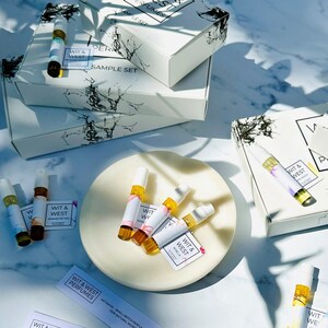Wit & West Perfumes Signature Collection Sample Set (Vegan and Cruelty-Free 100% All-Natural Perfumes and Colognes)