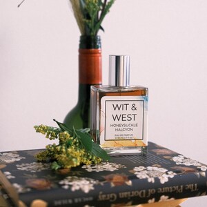 Honeysuckle Halcyon Eau de Parfum by Wit & West Perfumes (Vegan and Cruelty-Free 100% All-Natural Perfumes and Colognes)