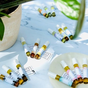 Wit & West Perfumes Individual Perfume and Cologne Samples (Vegan and Cruelty-Free 100% All-Natural Perfumes and Colognes)