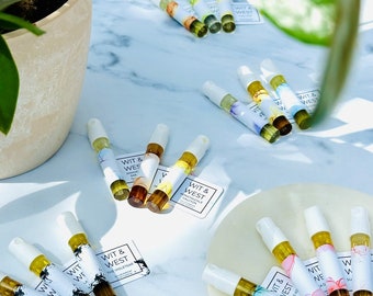 Wit & West Perfumes Individual Perfume and Cologne Samples (Vegan and Cruelty-Free 100% All-Natural Perfumes and Colognes)