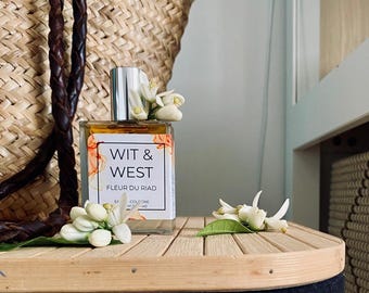 Fleur du Riad Eau de Cologne | Classic Fresh with Neroli, Mandarin, Vetiver, and Oakmoss | 100% All-Natural Perfume by Wit & West Perfumes