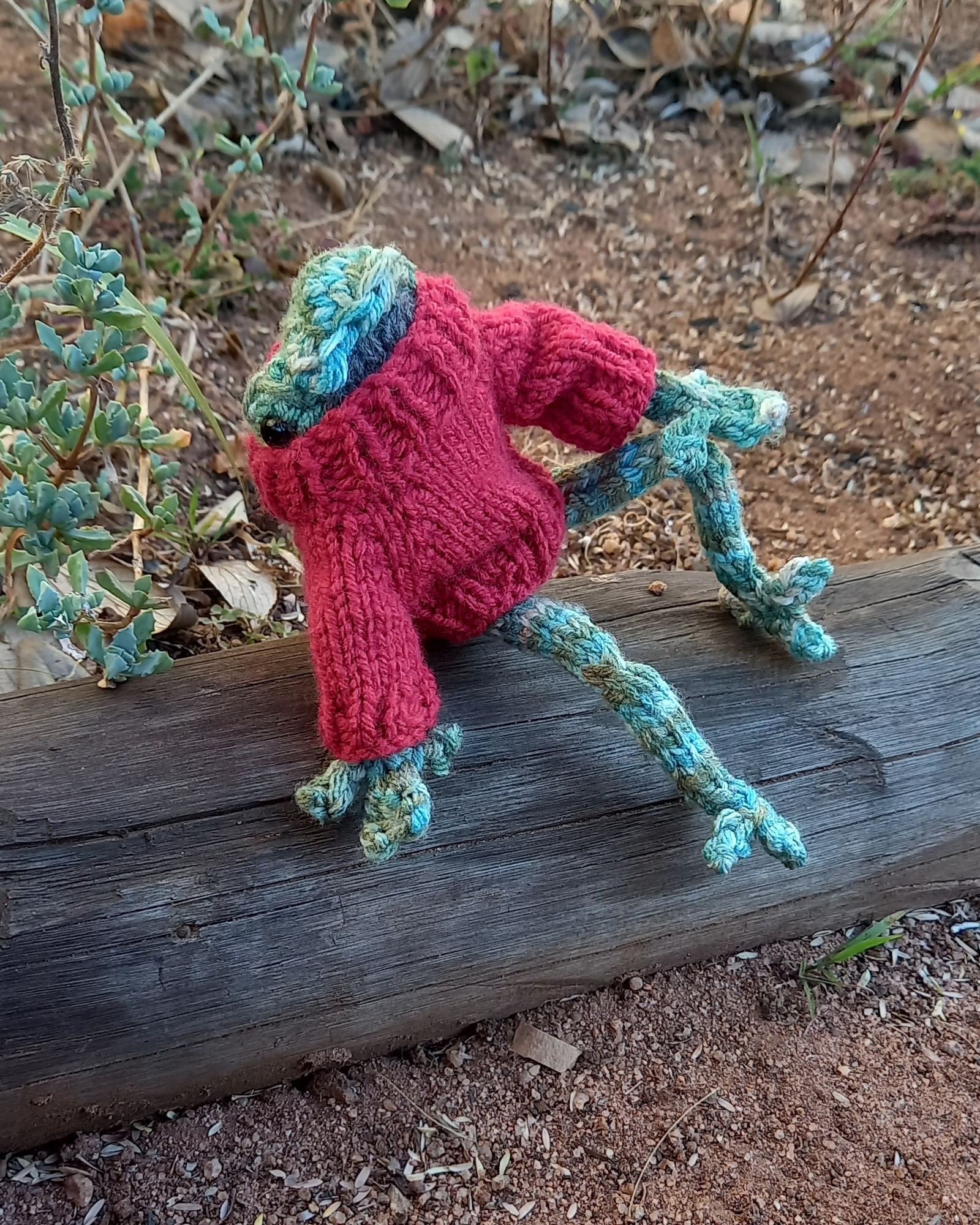 Knit Frog Sweater - Etsy
