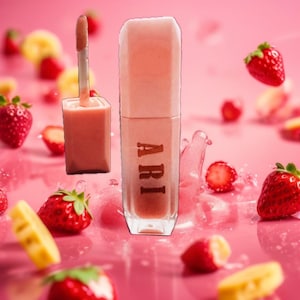 Strawberry Banana Bronze Shimmer Lipgloss