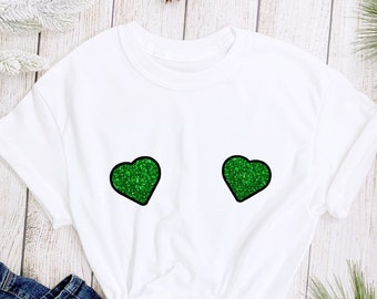 Heart Nipple Tshirt - Etsy Australia