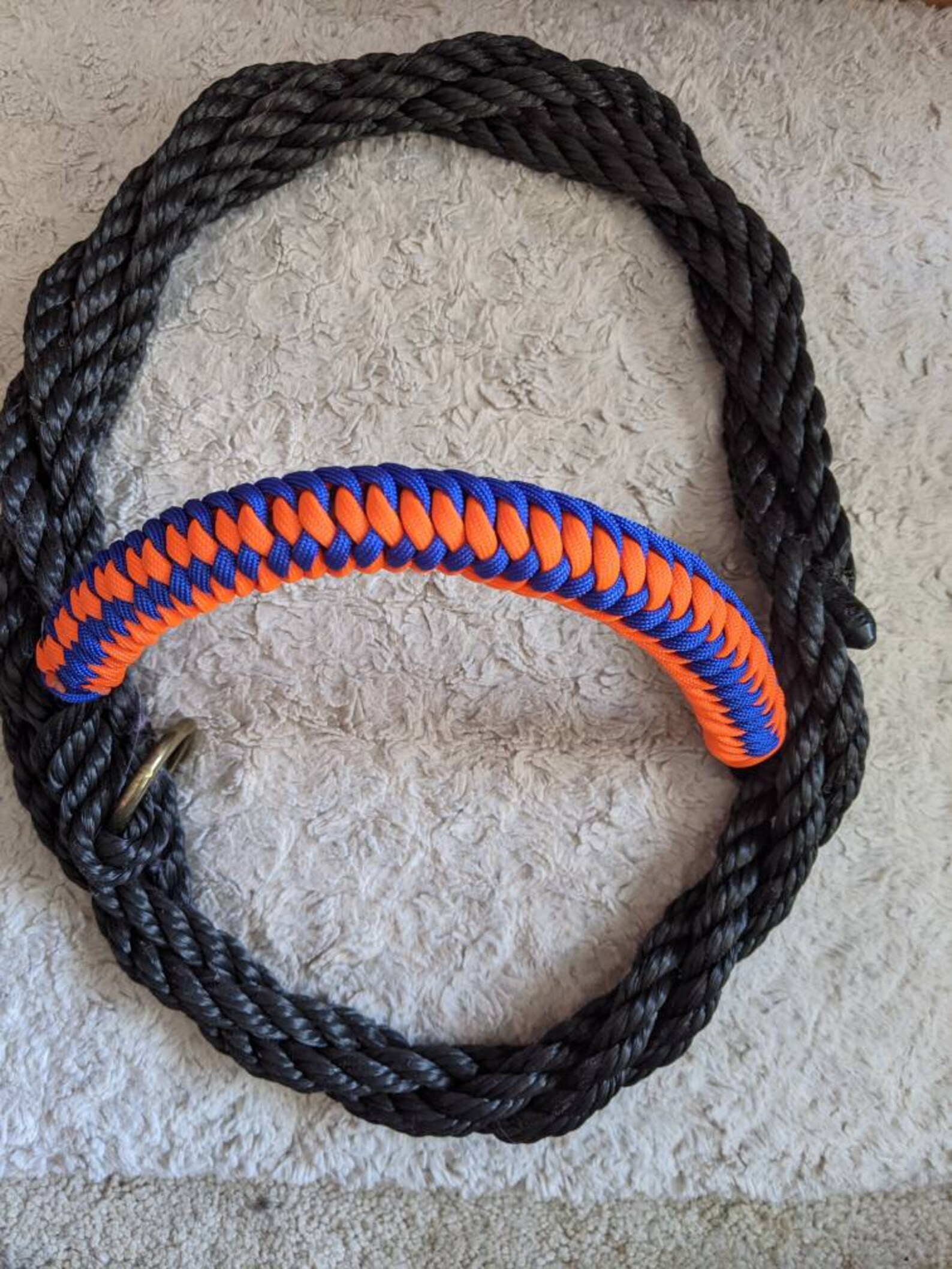 Cattle Halter With Braided Paracord Noseband Etsy