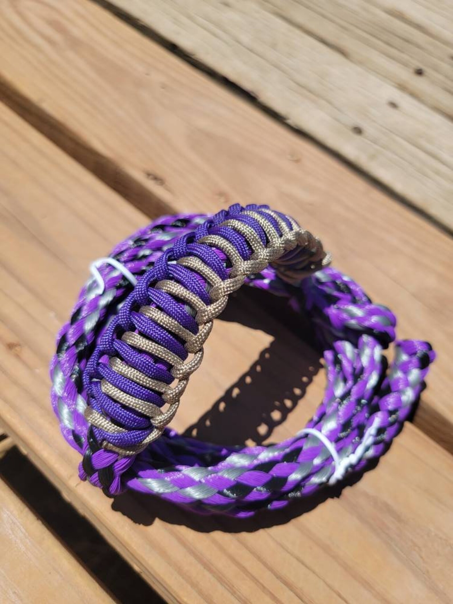 Sheep/goat rope halter with braided paracord noseband Etsy