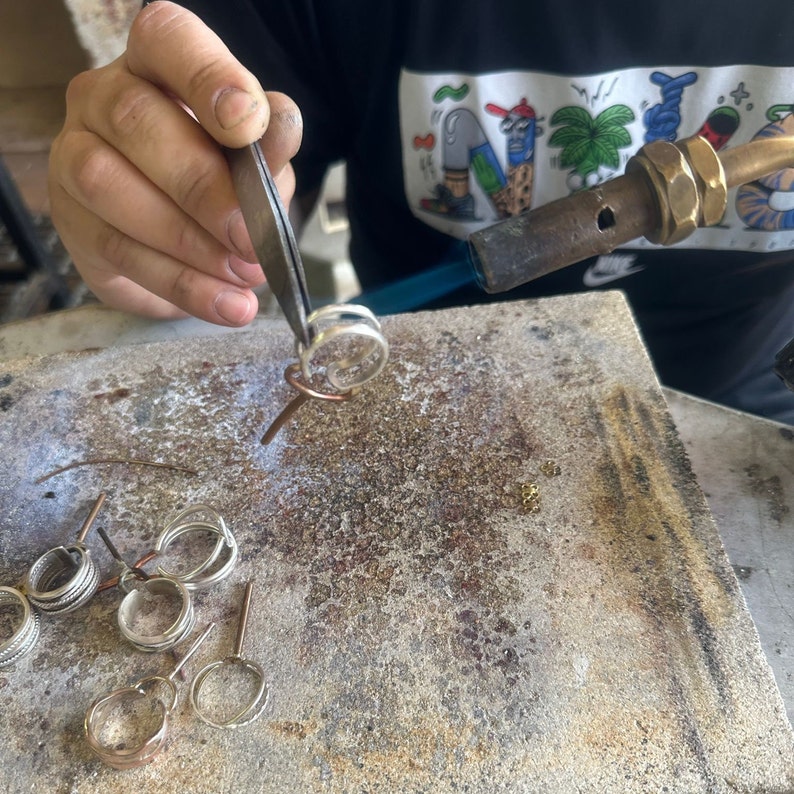 Dünner Doppelschicht-verstellbarer Stapelring-Daumen-Doppelband-Ring-Muttertagsgeschenk für sie-Muttertagsgeschenk-Schmuck für Frau Bild 2