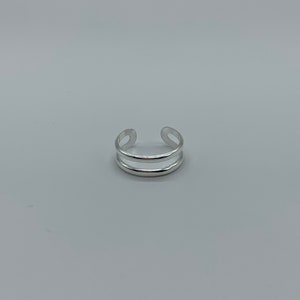 Dünner Doppelschicht-verstellbarer Stapelring-Daumen-Doppelband-Ring-Muttertagsgeschenk für sie-Muttertagsgeschenk-Schmuck für Frau Bild 9