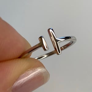 Bague barre verticale Etsy France