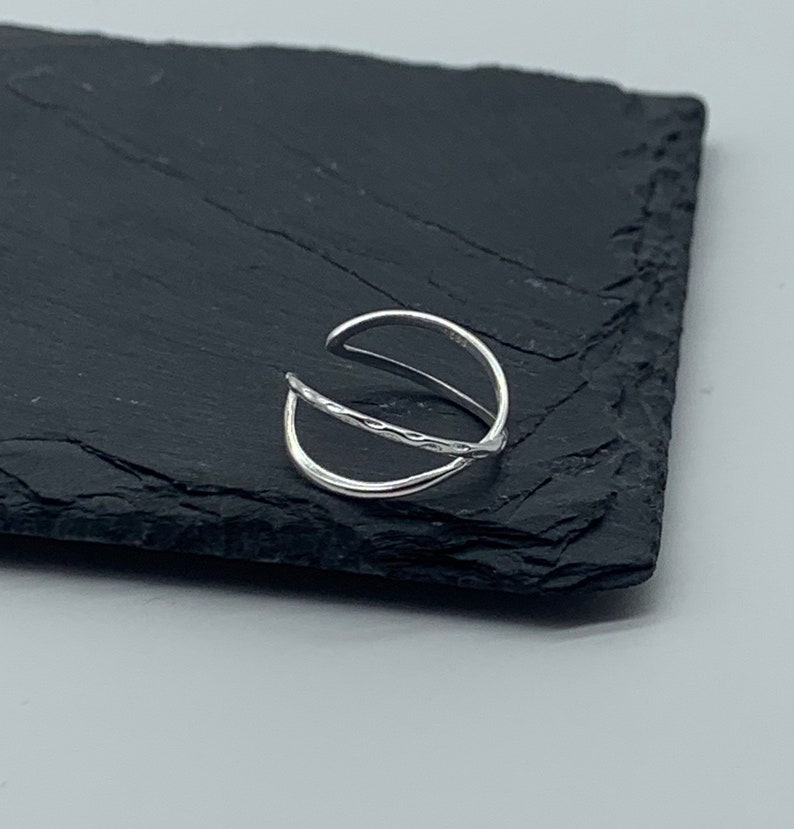 Silver Cross Minimalist Ring-Thumb Dainty Open Adjustable Ring-Mothers Presents-First Mothers Day-Mothers Day Gift For Her-Jewelry For Woman