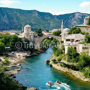 Mostar, Bosnia & Herzegovina (3) Matte Glass Digital Photo Print