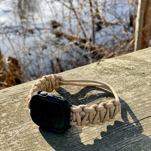 Custom military inspired Apple Watch Band 44mm Paracord