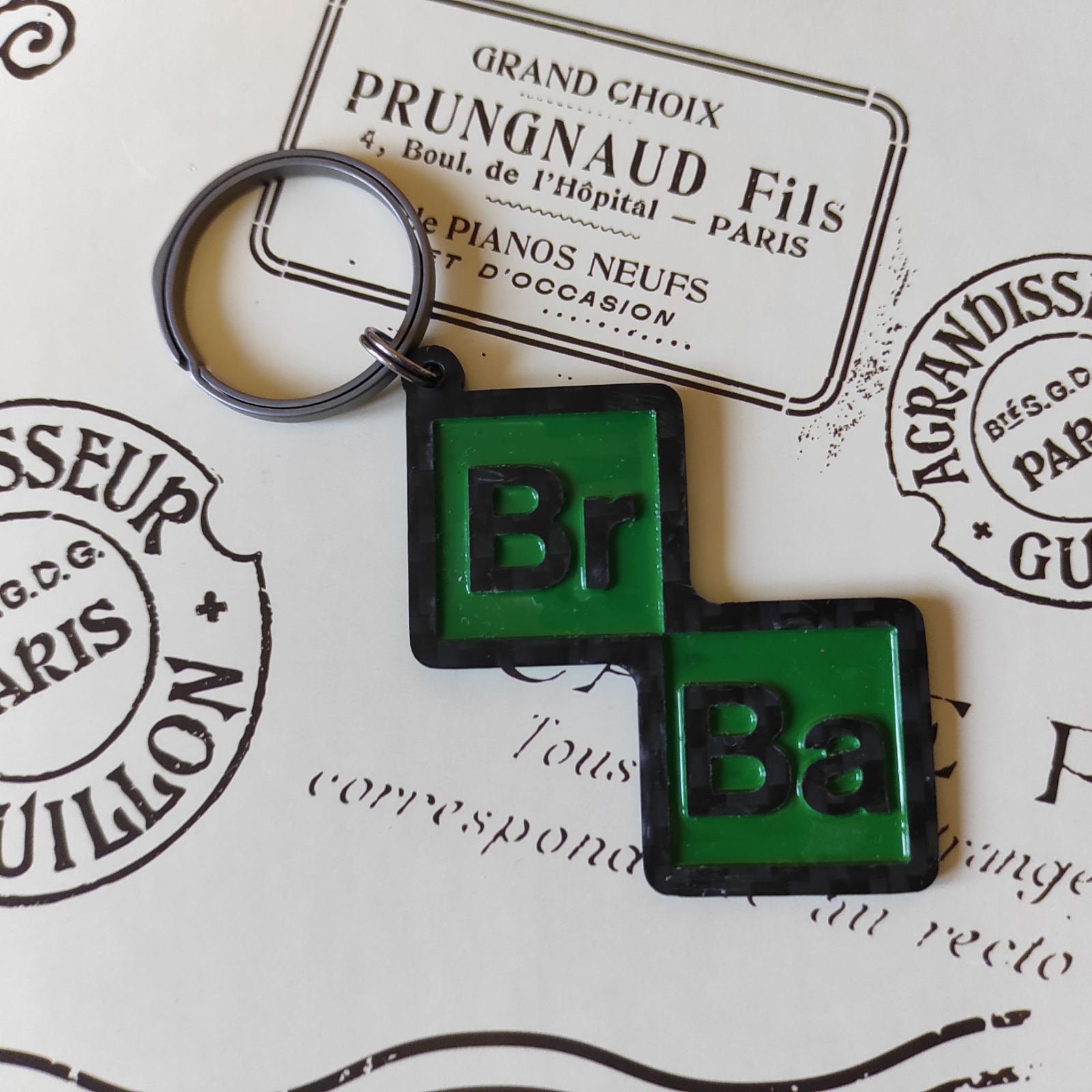 Breaking Bad Keychain / Keyring Carbon Fiber / Titanium Key Etsy