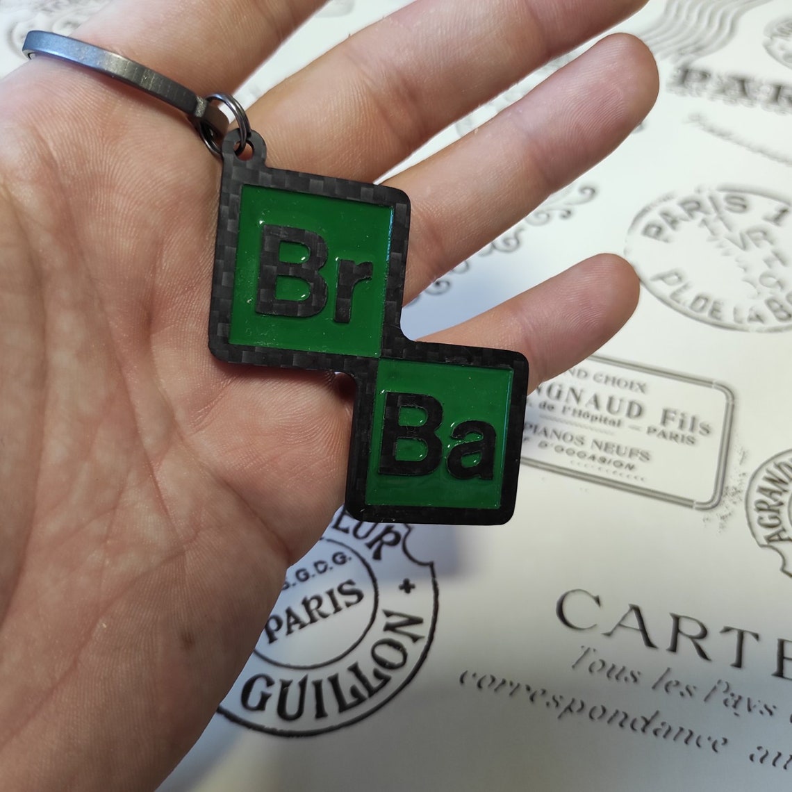 Breaking Bad Keychain / Keyring Carbon Fiber / Titanium Key Etsy