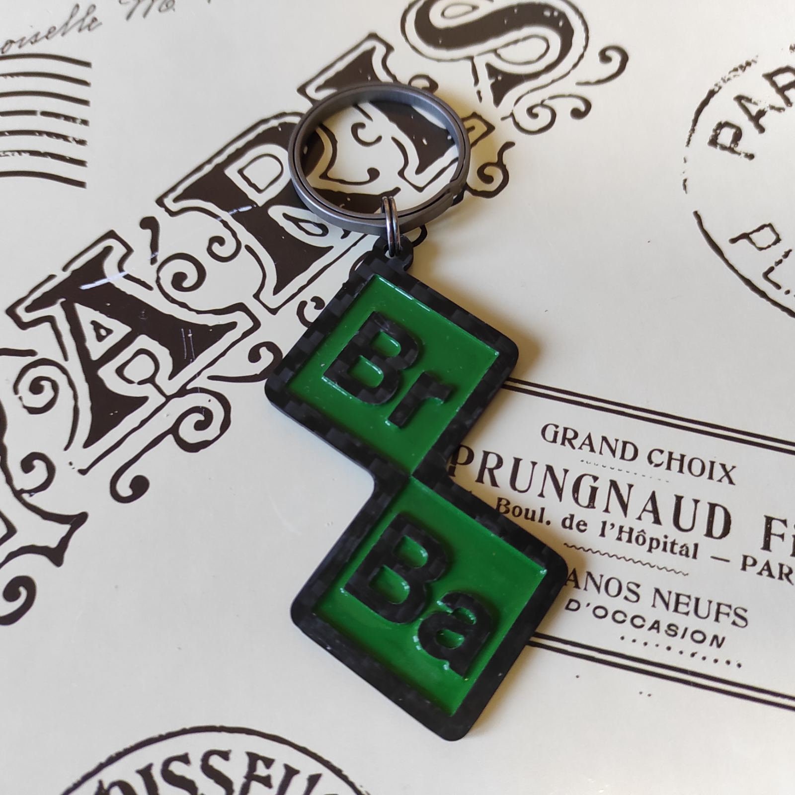 Breaking Bad Keychain / Keyring Carbon Fiber / Titanium Key Etsy
